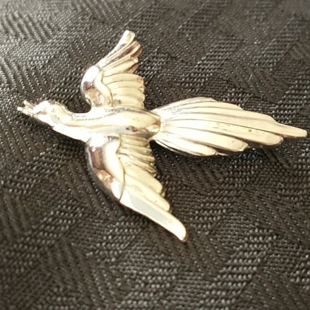 Sterling brooch-deco